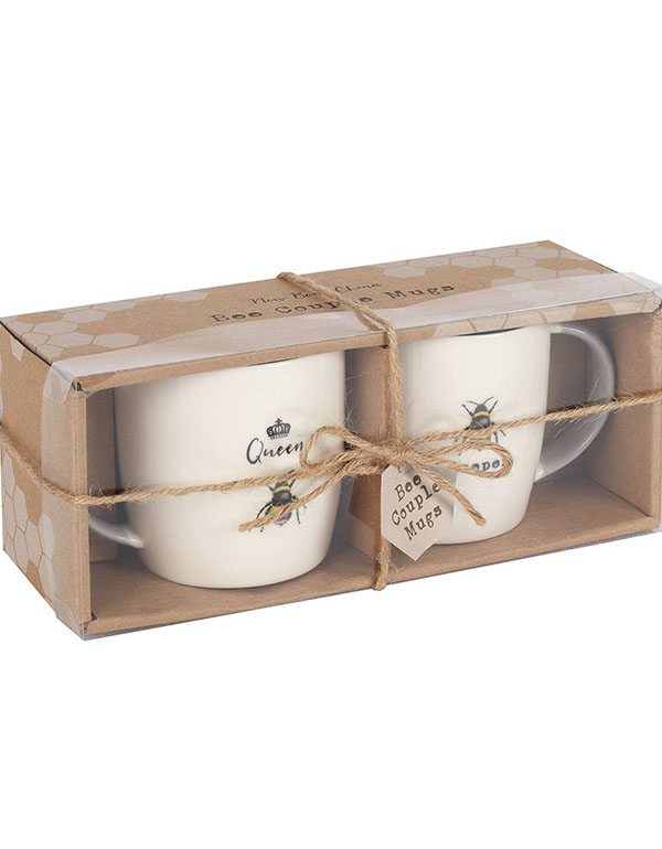 Queen Bee And Bee Keeper Mug Set