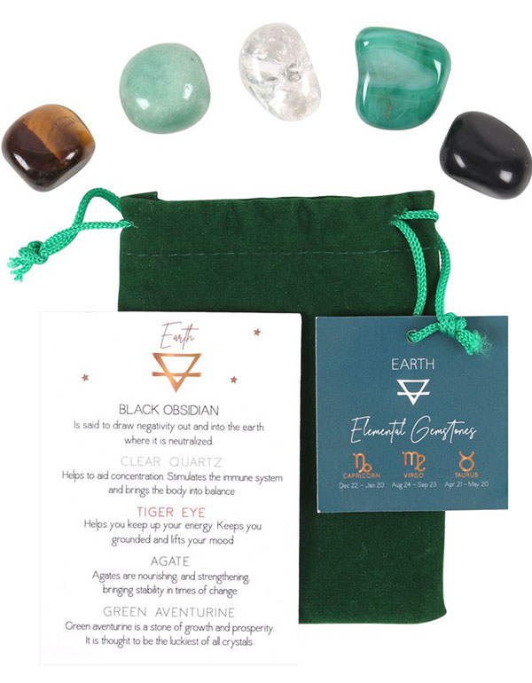 Earth Element Tumble Gemstone Set