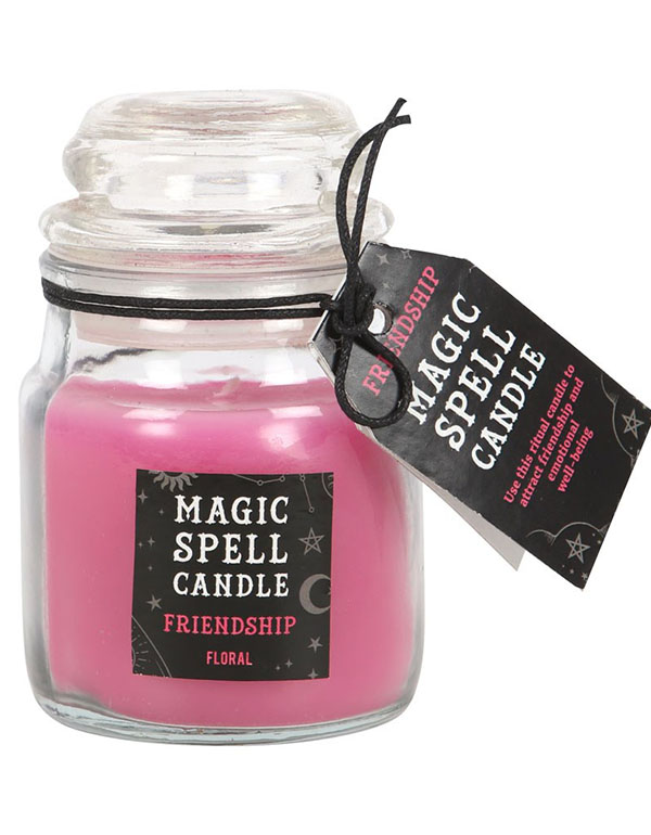 Floral Friendship Spell Candle Jar