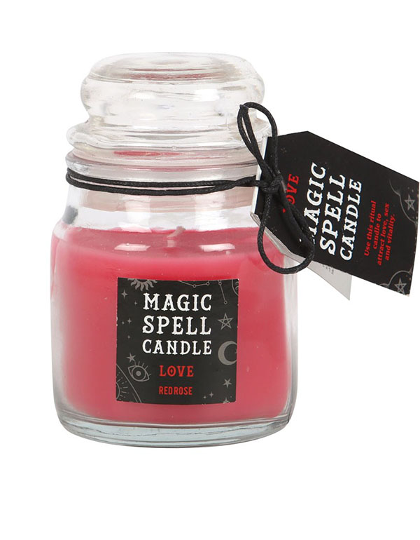 Rose Love Spell Candle Jar