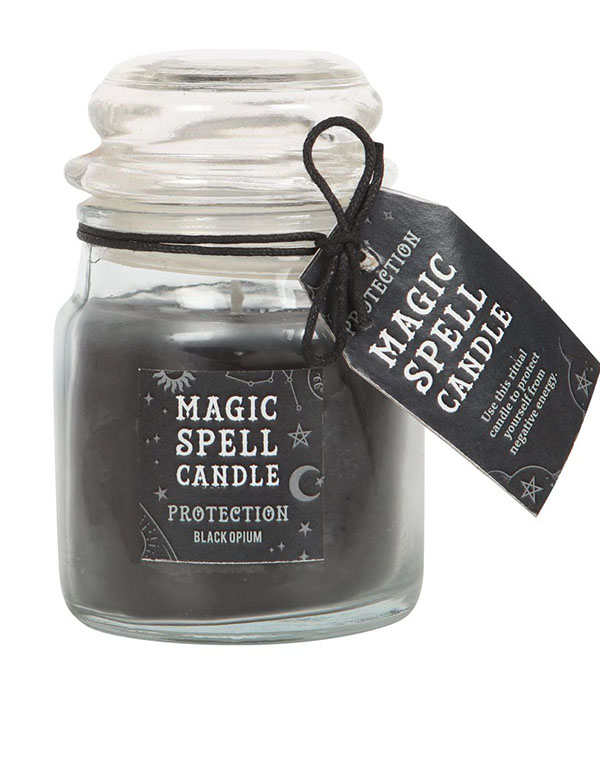 Opium Protection Spell Candle Jar 