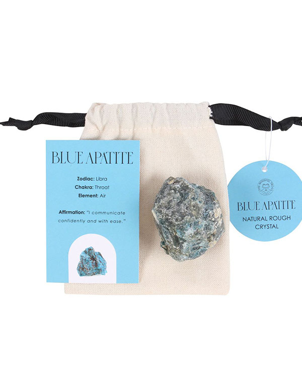 Blue Apatite Healing Rough Crystal