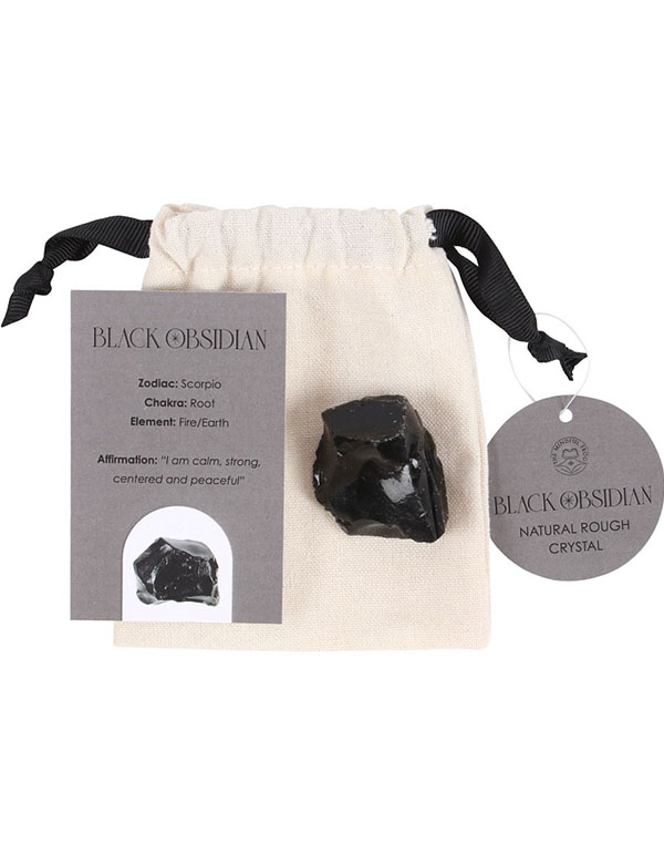 Black Obsidian Healing Rough Crystal