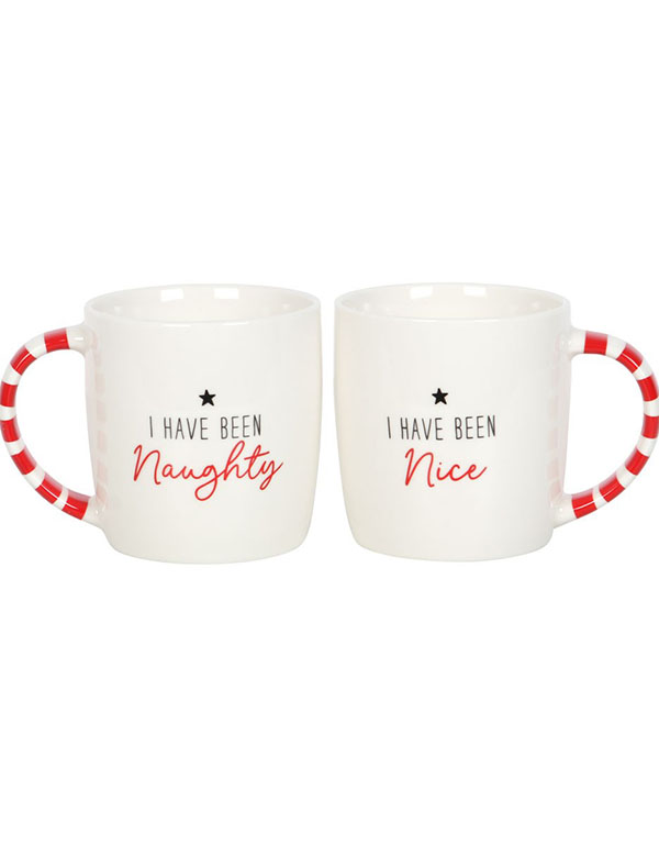 Naughty And Nice Couples Mug Set