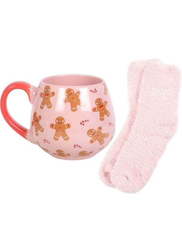 Gingerbread Mug And Socks Set