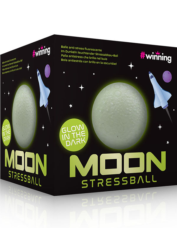 Moon Glow in The Dark Stress Ball