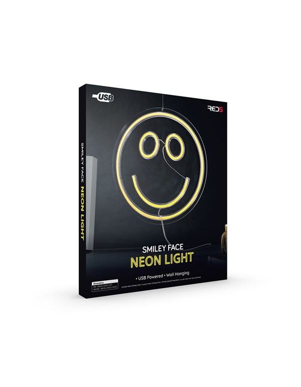Neon Smiley Face