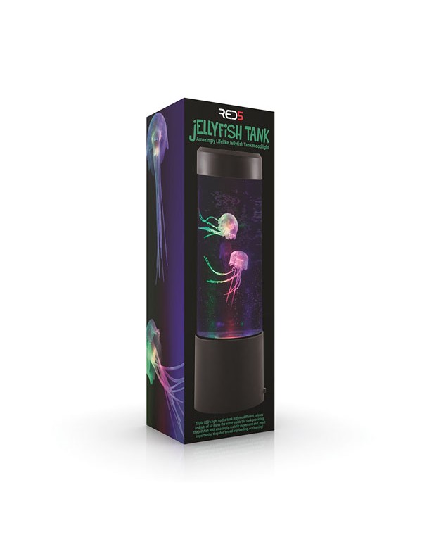 Round Jelly Fish Lamp Battery and USB