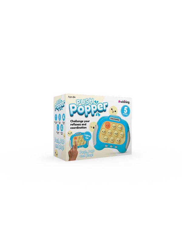 Push Popper Game - Blue
