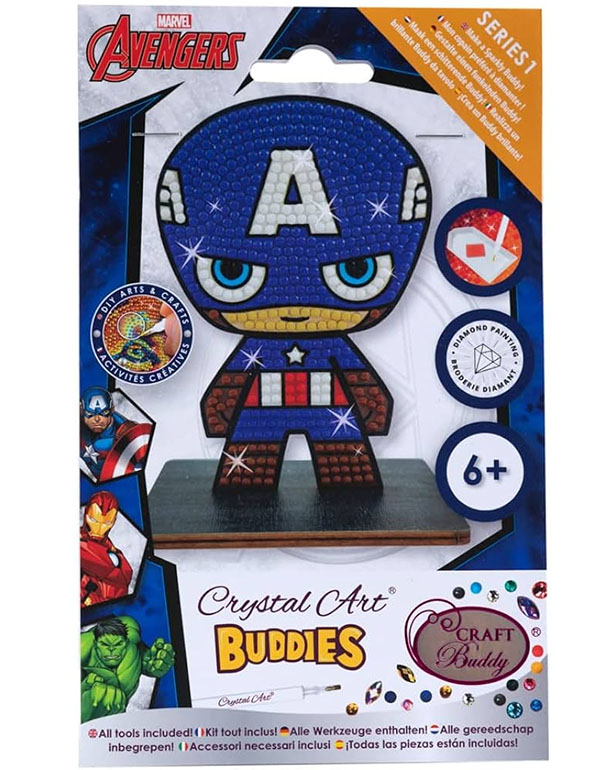 Crystal Art Buddies - Captain America