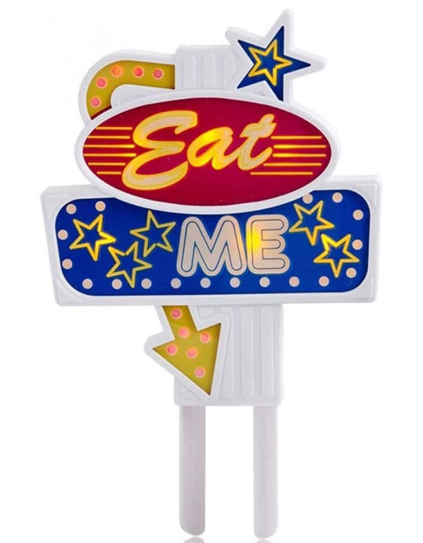 Flashing Food Topper