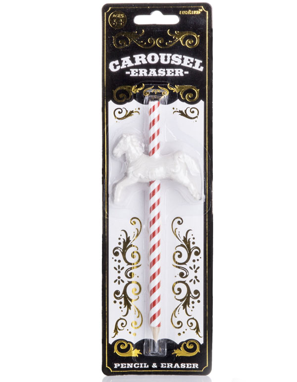 Carousel Eraser & Pencil