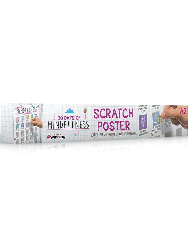 Scratch - Poster - 100 Exercises in Mindfullness Challenge