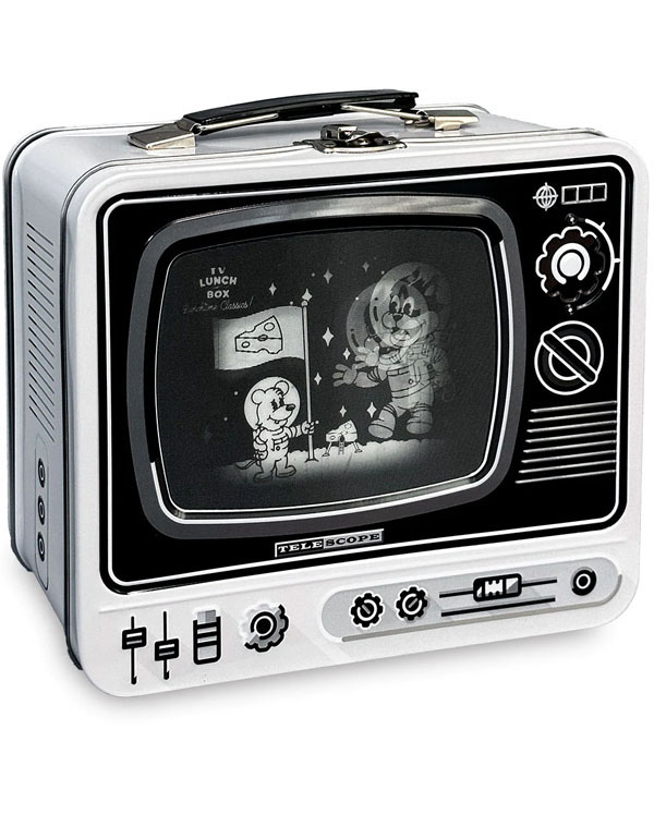 Moon Landing Lunch Box - White