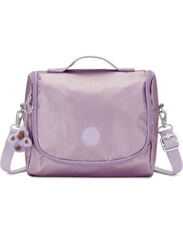 Kipling New Kichirou Metallic Berry Lunch Box