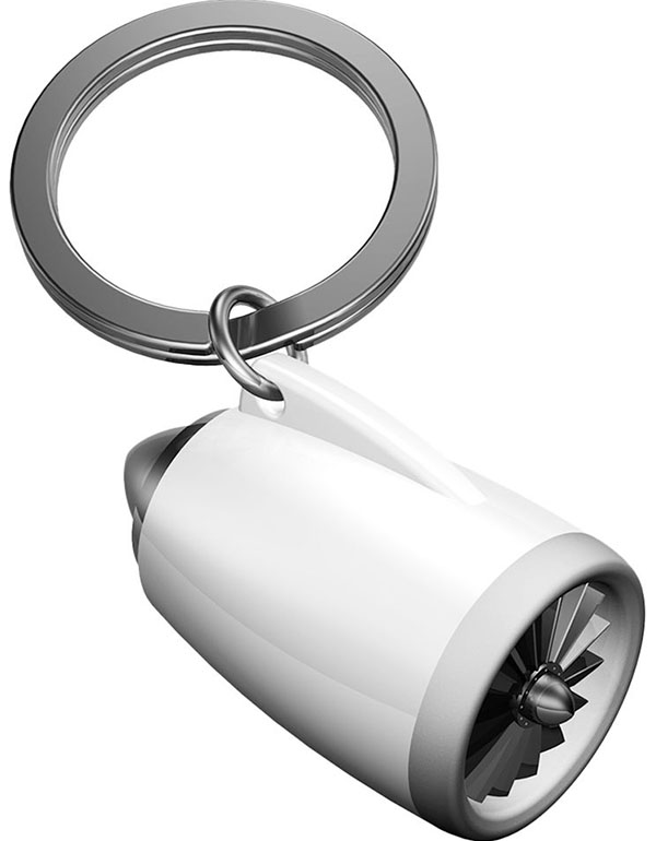 Metalmorphose - Airline Engine Keychain