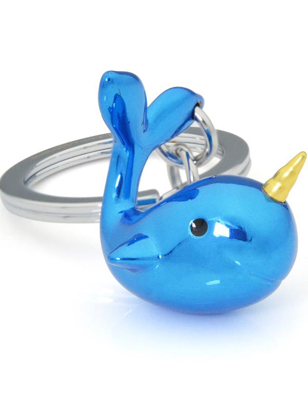 Metalmorphose - Narwhal Keychain