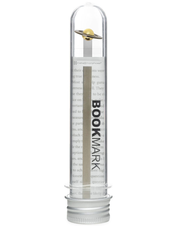 Metalmorphose - Gold Saturn Bookmark
