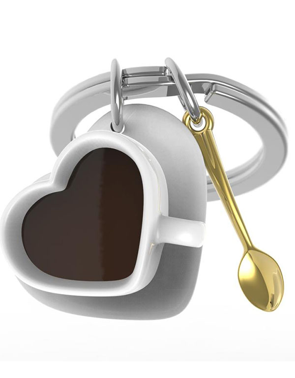 Metalmorphose Coffee Lover Keychain