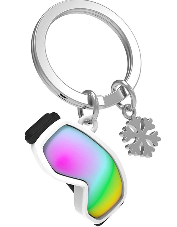 Metalmorphose - Snowflake Goggles Keychain