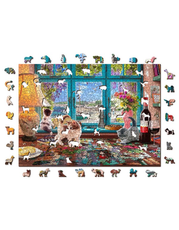 Wooden Puzzle: Puzzler's Desk XL 1010pcs