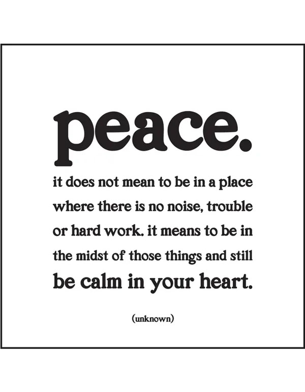 Quotable Magnets Peace