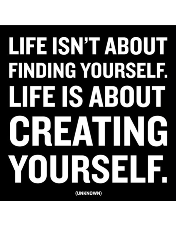 Quotable Magnets - "Life is about creating yo...