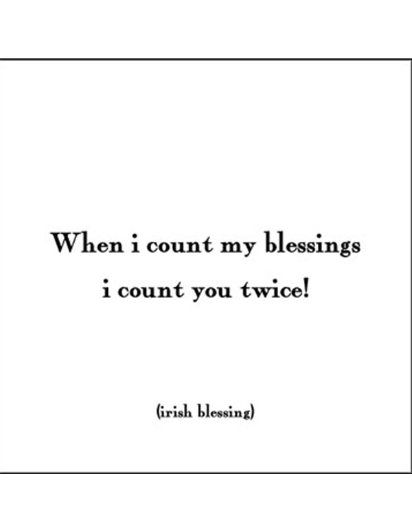 Quotable Magnets - "When I count my blessings"