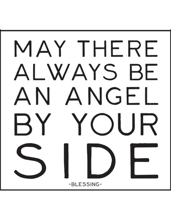 Quotable Magnets - "Angel by your side"