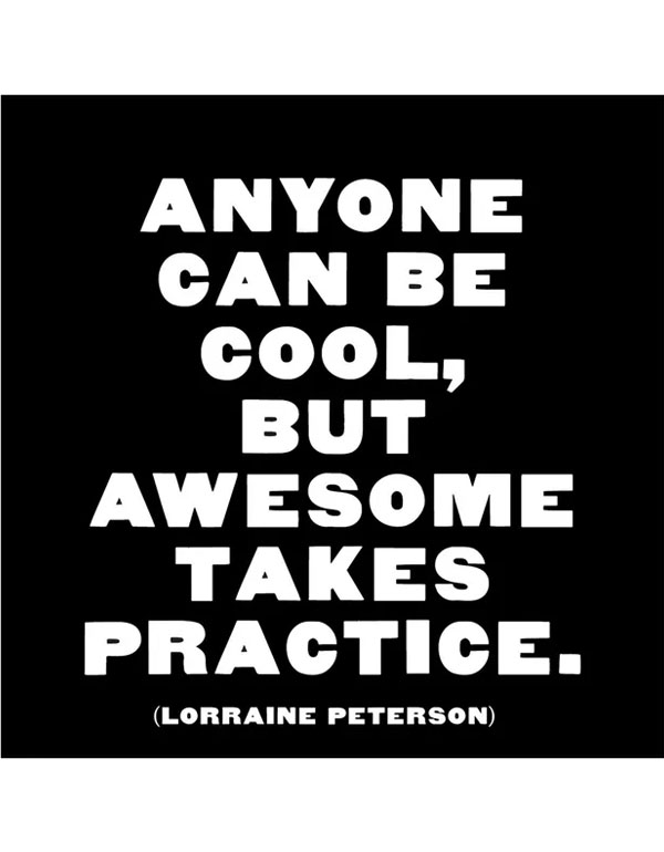 Quotable Magnets Anyone can be cool…