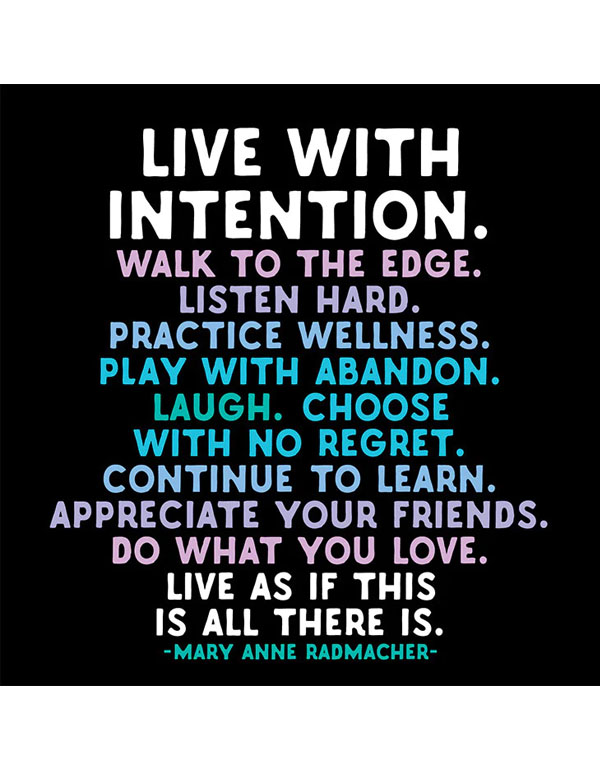 Quotable Magnets Live with intention…