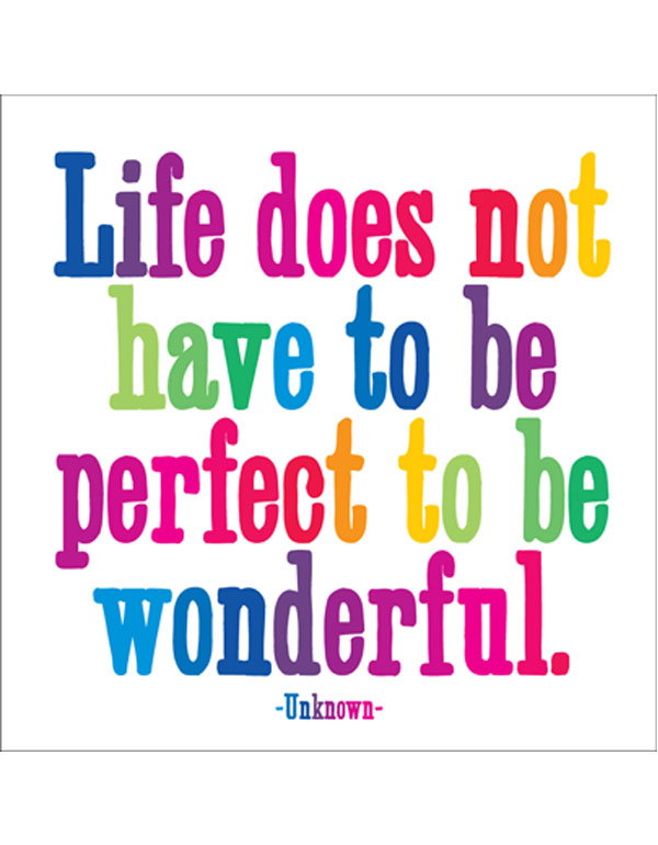 Quotable Magnets - "Life does not have to be ...