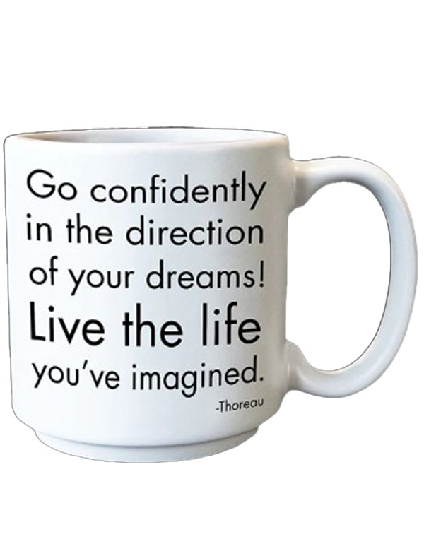 Quotable Mini Mugs - "Go confidently"