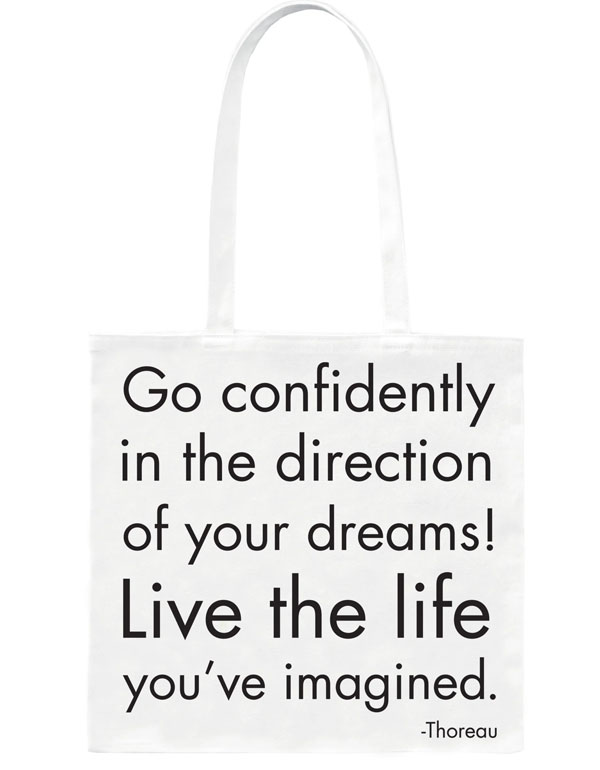 Quotable Bag Go confidently…