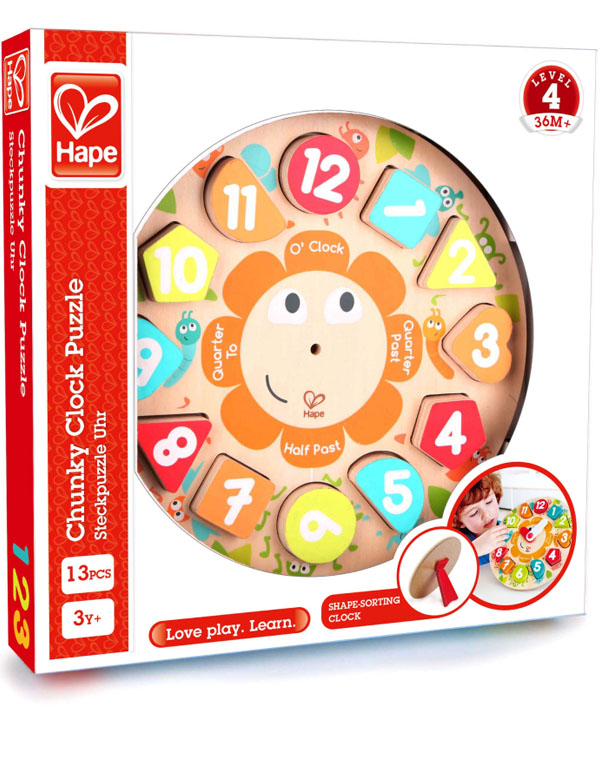 Hape Chunky Clock Puzzle