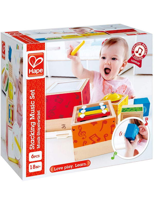 Hape Stacking Music Set