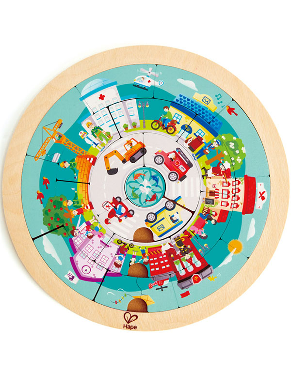 Hape Jobs Roundabout Puzzle