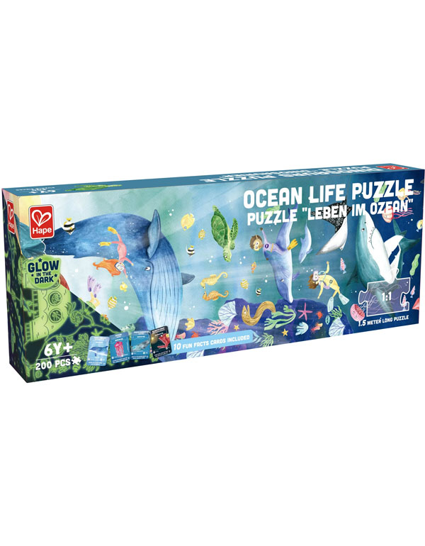 Hape Ocean Life 1.5 Meter Glow in The Dark Puzzle