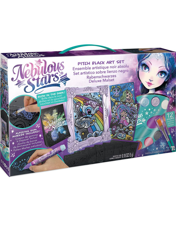 Nebulous Stars Pitch Black Art Set