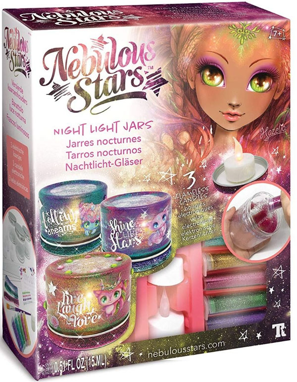 Nebulous Stars Night Light Jars