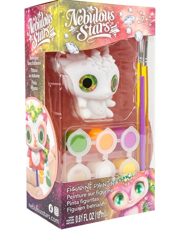 Nebulous Stars Figurine Painting Elana