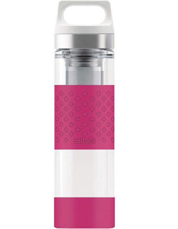 SIGG Thermo Flask Hot & Cold Glass Berry Bottle 400ml