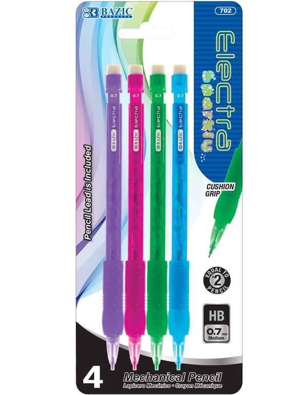 Bazic Sparkly 0.7 Mm Mechanical Pencil With Glitte...