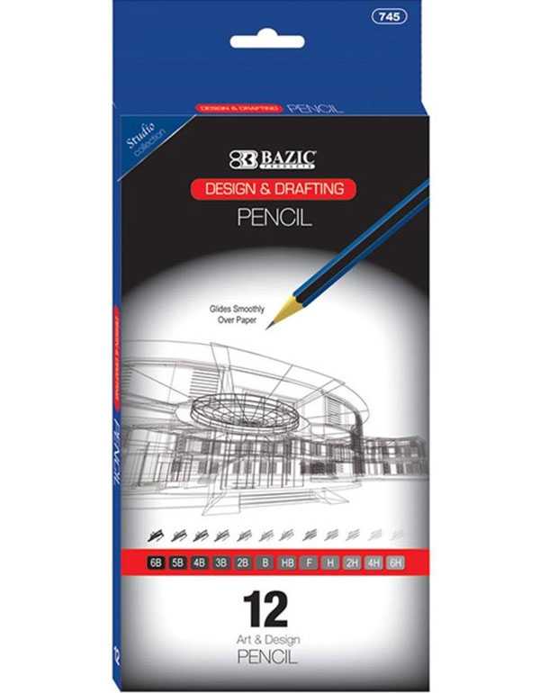 Bazic Sketching Pencil Set Design & Drafting 1...