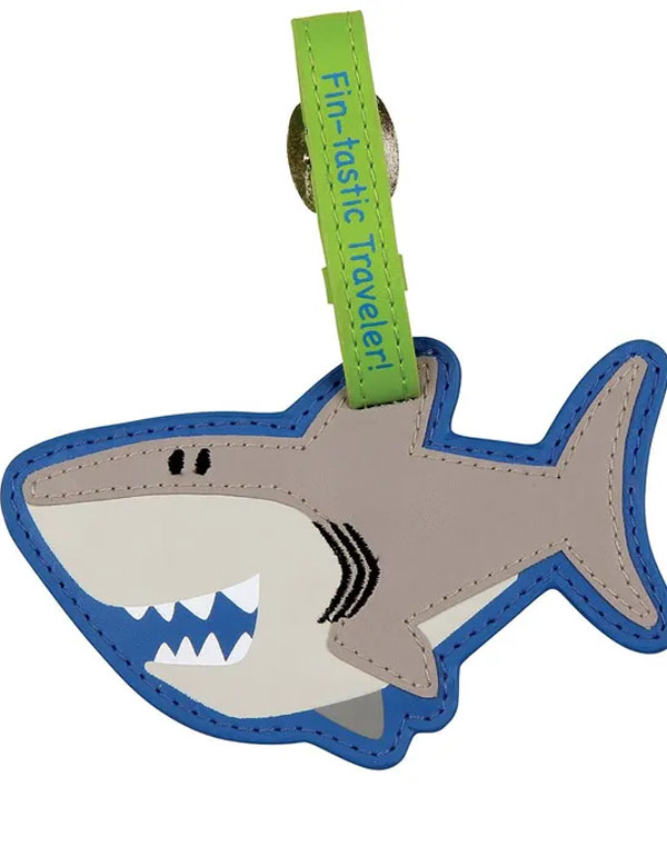 Stephen Joseph Luggage Tag Shark