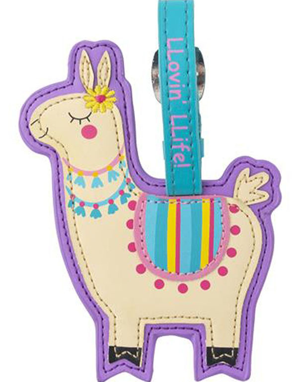Stephen Joseph Luggage Tag Llama