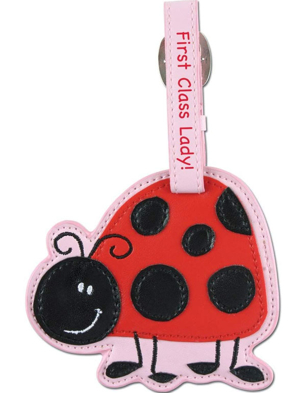 Stephen Joseph Luggage Tag Ladybug