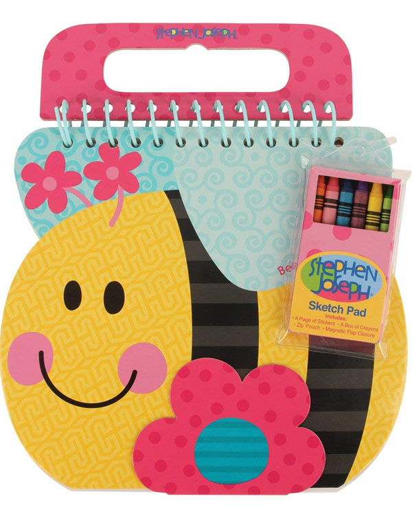 Stephen Joseph Shaped Sketch Pad Bee
