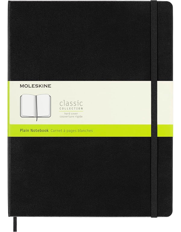 Moleskine Hardcover Plain XL Notebook