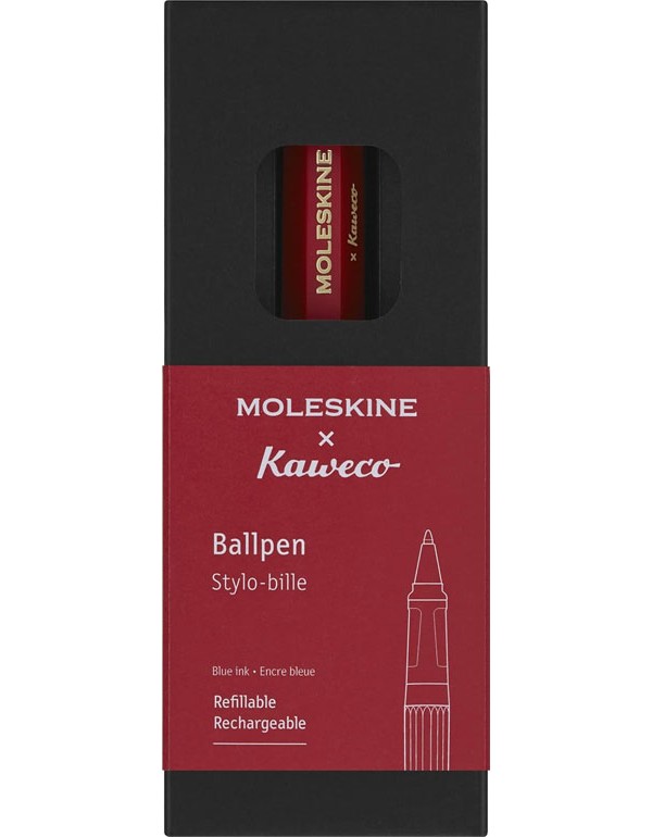 Ballpen Moleskine x Kaweco, Red